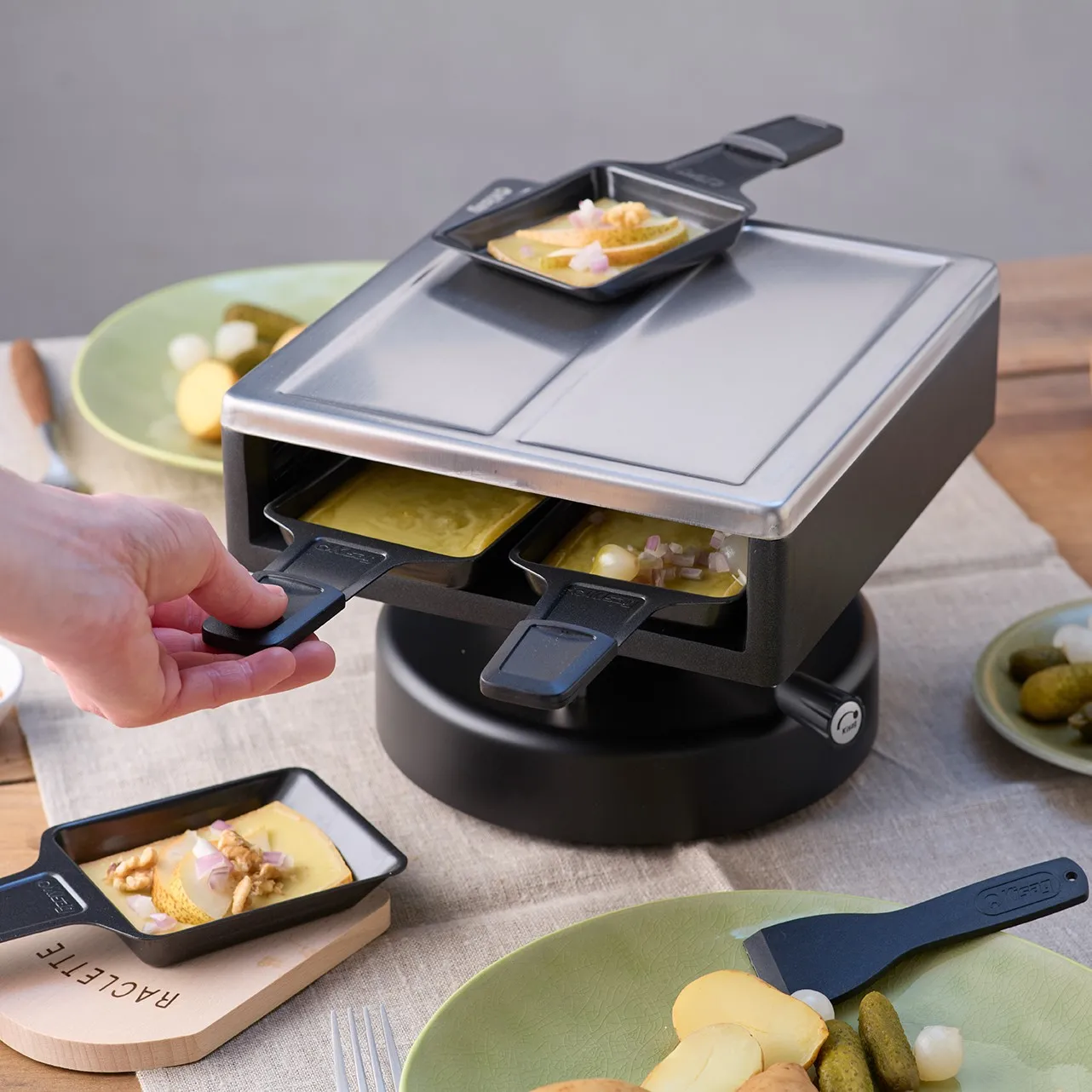 Kabelloser Raclette-Plausch