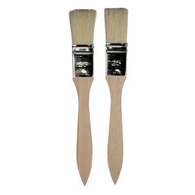 SET DE PINCEAUX À PÂTISSERIE EN BOIS 25 MM