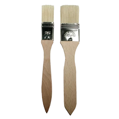 SET DE PINCEAUX À PÂTISSERIE EN BOIS 25 & 35 MM