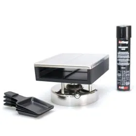 RACLETTE SET LONGFIRE SILVER