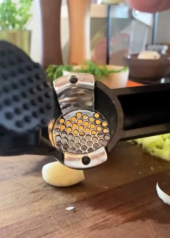 So funktioniert die Kisag Knoblauchpresse