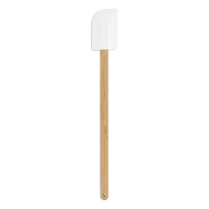 Dough scraper Jumbo XL with PE spoon and wooden handle