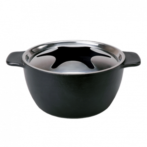 fondue pot allround black