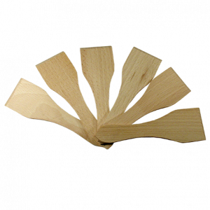 spatulas for raclette made of wood