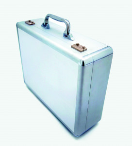 Metal case with for the storage and transport of the powerfire