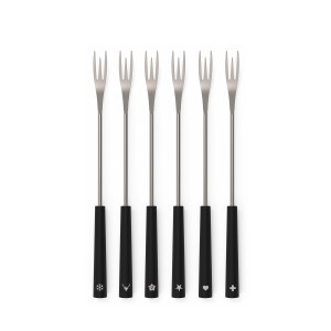 fondue forks with plastic handle
