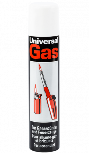 Universal Gasflasche für Gasanzünder und Feuerzeuge 