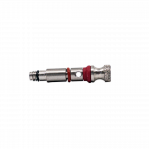spare part valve spindle silver and red