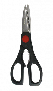 household scissors black and red